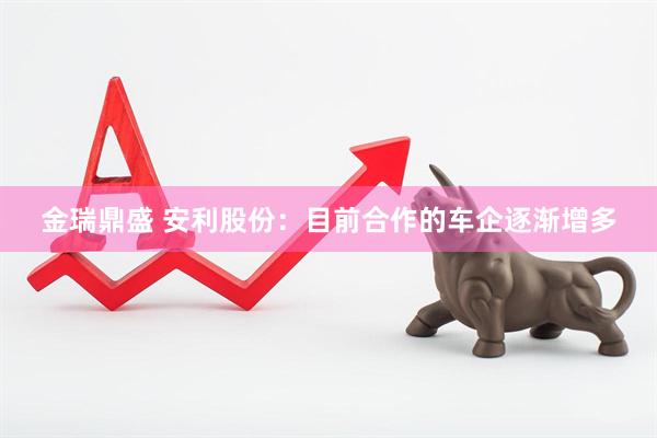 金瑞鼎盛 安利股份：目前合作的车企逐渐增多